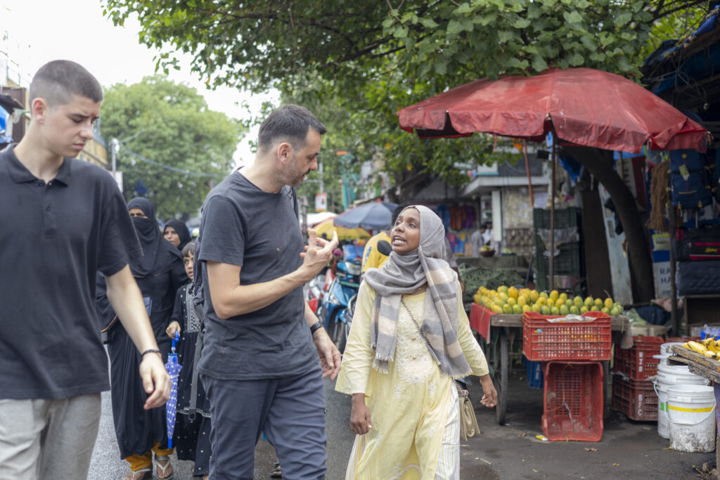 Responsible educational Dharavi slum tour conducted by a local guide
