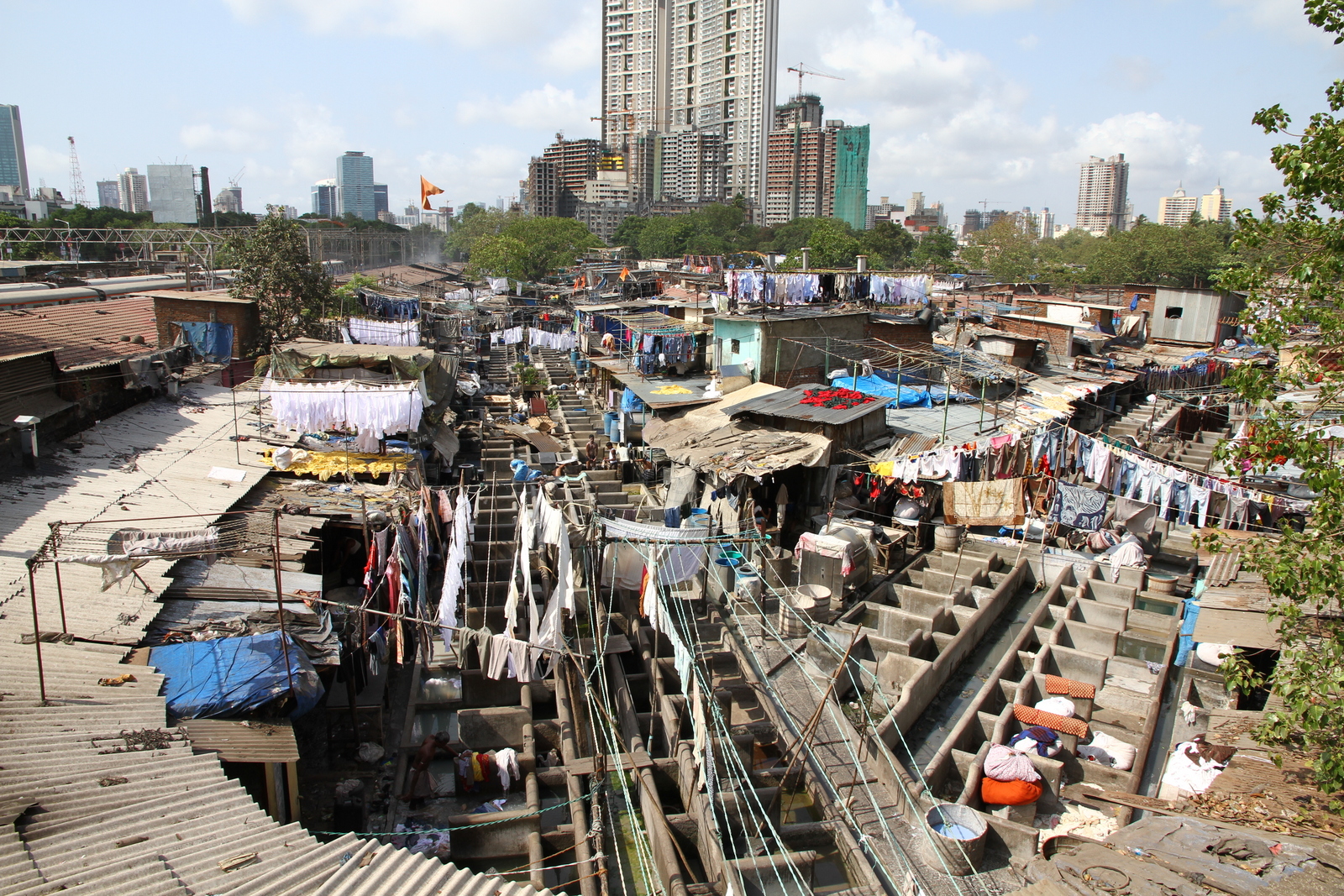 Mumbai Dhobi Ghat Laundry District