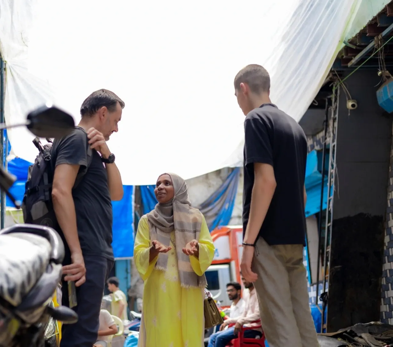 Our guides don't just walk you through Dhobi Ghat - they explain how the whole system works, who the workers are, and why this place has survived for over a century in the middle of one of the world's busiest cities.