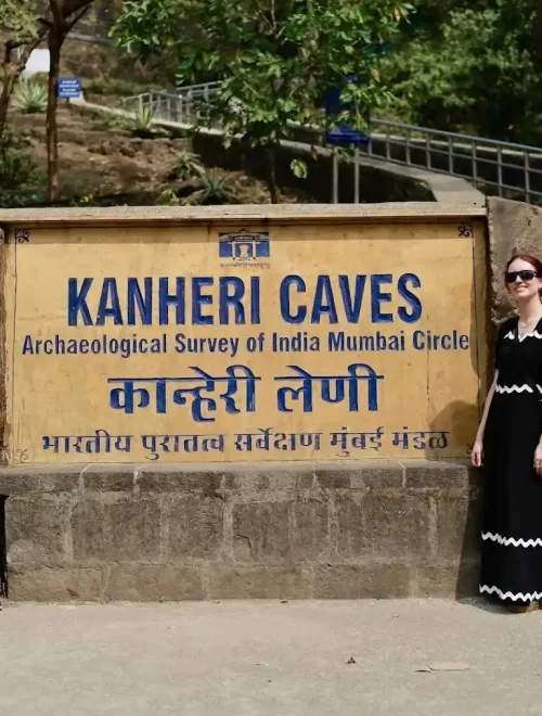 Kanheri Caves Tour & Golden Pagoda Tour, Mumbai